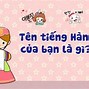 Dịch Tên Từ Tiếng Hàn Sang Tiếng Việt