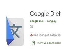 Google Dịch Tiếng Thái Lan Sang Việt Nam